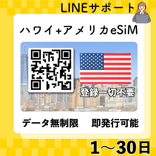 ハワイ eSIM グローバルE通信