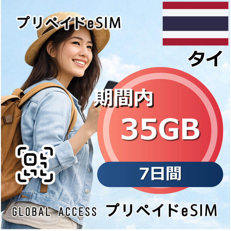 タイ eSIM 7日間